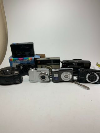 Vintage Kodak Sony Cannon Camera Reseller Huge Group Photo
