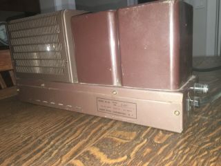 Fisher 80 AZ mono Tube Amplifier Power Monitor 6