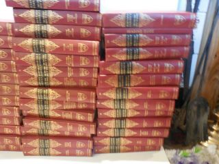 Complete set of 52 (red) HARVARD CLASSICS cr.  1909,  1965 ptg. ,  Deluxe Edition 5