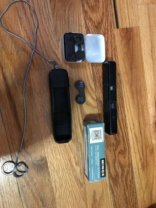Minox C Spy Camera With Case And Accessories Inst.  Book