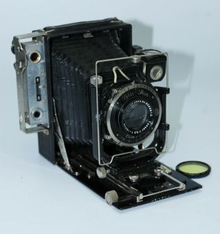 Zeiss Ikon Maximar 207/7 Camera With Tessar F4.  5/135mm Lens,  Compur Shutter