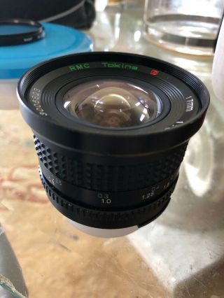 Tokina Rmc 17mm F/3.  5 Wide Angle Lens On Contax C/y Mount•mirrorless•used