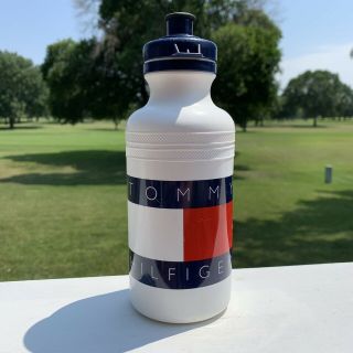 Vintage Tommy Hilfiger Water Bottle Specialized Flag Cycling Pull Up Distressed