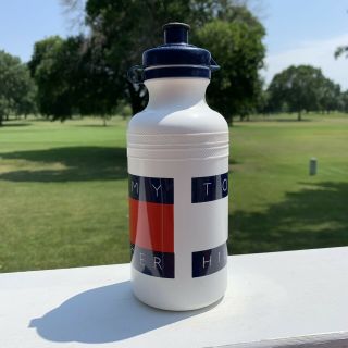 Vintage TOMMY HILFIGER Water Bottle SPECIALIZED Flag Cycling Pull Up Distressed 2