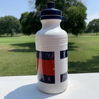 Vintage TOMMY HILFIGER Water Bottle SPECIALIZED Flag Cycling Pull Up Distressed 4