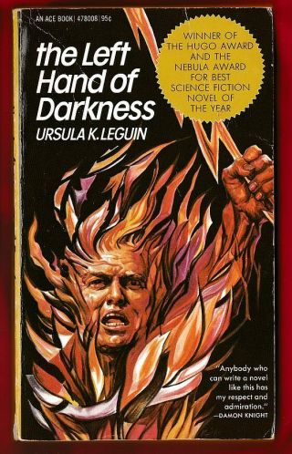 Vintage Sci - Fi Pb - Left Hand Of Darkness (1972) Ursula K.  Le Guin - Early Print