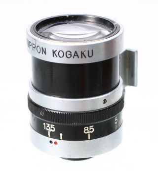 Nikon Nippon Kogaku Rangefinder Shoe Mount Varifocal Zoom View Finder 35 - 135mm