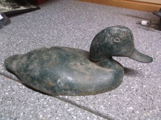 Vintage Hunting Cast Iron Decoy Sinkbox Weight Over 5 Pounds