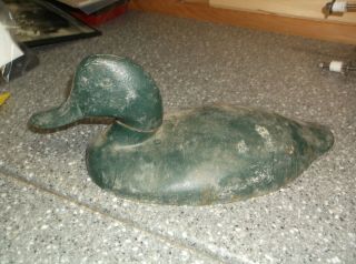 Vintage Hunting cast iron decoy sinkbox weight over 5 pounds 2