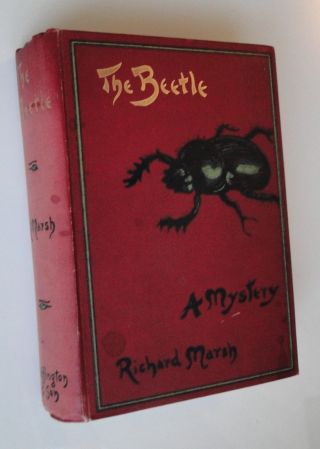 , Richard Marsh,  The Beetle: A Mystery,  1898,  Vampire,  Horror,  Dracula,