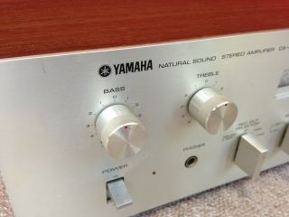 Vintage YAMAHA CA - 410 Stereo Hi - Fi integrated Amplifier - Spares/Repairs 2