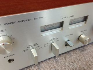 Vintage YAMAHA CA - 410 Stereo Hi - Fi integrated Amplifier - Spares/Repairs 3