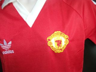 Vintage Adidas 1980 Manchester United Football shirt/kit 3