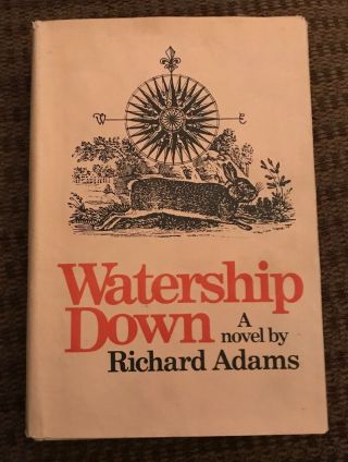 Watership Down 1st Edition 2nd Printing Richard Adams 1972 Hardcover