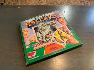 Rare Robot Rascals For Commodore 64/128 Box Disk And Cards