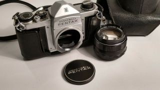 Vintage Asahi Pentax Honeywell Camera with Protective Cover 5