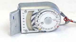 Sekonic L - 8 Exposure Meter Photo Photography Vintage Lightmeter With Case