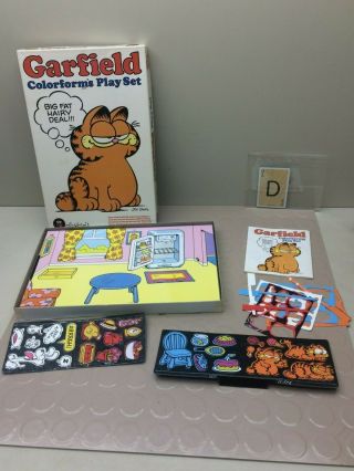 Vintage Colorforms Garfield Play Set