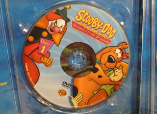vintage “SCOOBY - DOO WHERE ARE YOU?” Seasons 1 & 2 DVD BOX SET all DVDs fine 5