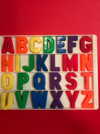 Vintage Fisher Price Little People School House Letter Tray Complete