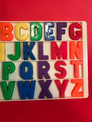 Vintage Fisher Price Little People School House Letter Tray Complete 2