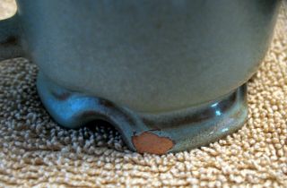 4 Vintage Prairie Green Frankoma Pottery Louisiana Crawfish Demitasse Cups Mugs 4