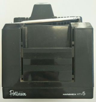 Vintage 1980 ' s Portavision Portable TV - Hanimex HTV5 4