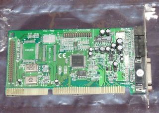 Yamaha Ymf719e 16 - Bit Isa Sound Card For 286 386 486 Early Pentium Computer