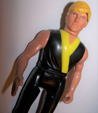 Vintage 1986 The Karate Kid Johnny Lawrence Cobra Kai Action Figure By Remco