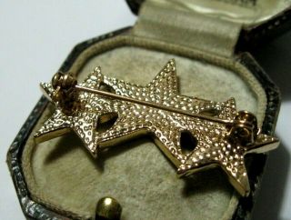 Vintage style Art Deco Jewellery Crystal Rhinestone Sparkly STAR Pin BROOCH 5