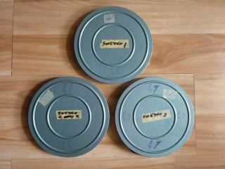 Vtg 70s Sweden Family Vacation Holiday 3 Reels (1,  000 Ft) 8mm Color Home Movies
