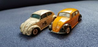 Tekno Denmark Volkswagen Beetle 819 Swiss Ptt Post Vintage Toy Cars - 1/43 Model
