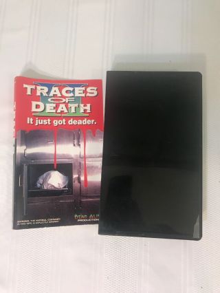 Traces of Death 2 II Dead Alive VHS Faces Mondo Shock Scary Gore Cult Horror Vtg 5