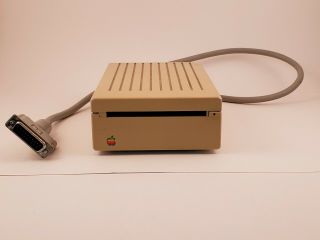 Vintage Apple 3.  5 " External Floppy Disk Drive Model A9m0106,