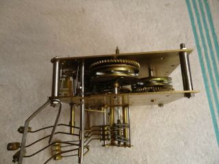 Vintage ERHARD JAUCH Emperor Co Grandfather Clock Movement 77 Germany - Parts 4