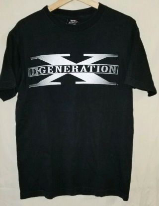Vintage Wwf Shirt Dx D Generation X Hhh Shawn Michaels Size Medium Wcw Wwe Nwo