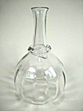 Vtg Baccarat France Crystal Stem Bud Vase