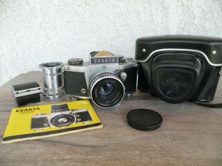 Vintage Exakta Vx1000 35mm Camera With Jena 2/50 Lens
