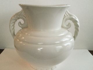 Vintage Abingdon Pottery Cream Vase 552 Made In The U.  S.  A
