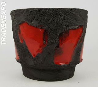 Vintage 1960 - 70s Marei Keramik Planter Pot 12 - 4 West German Pottery Fat Lava Era