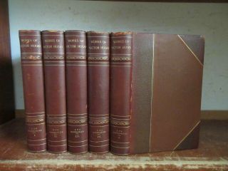 Old Les Miserables Leather Book Set 1890 
