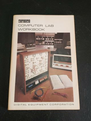 Vintage 1968 Digital Dec Computer Lab Workbook