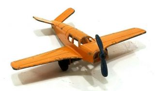 Vintage 1950s Tootsietoy Beechcraft Bonanza Airplane Toy Approx 3 1/2 " Long