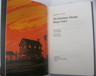 The Postman Always Rings Twice - James M.  Cain - Folio Society Edition - 2012 5