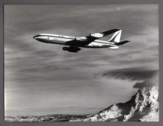 Air France Boeing 707 F - Bhsv Large Vintage Airline Photo Af 2