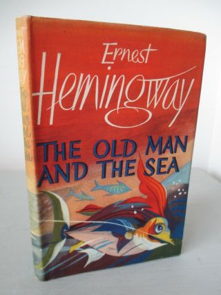 Scarce 1952 1st Edition - The Old Man And The Sea - Ernest Hemingway - Unclipped