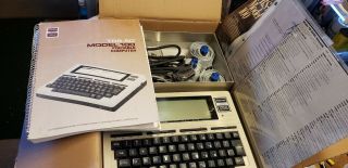Vintage Radio Shack Trs - 80 Model 100 Portable Computer - With.
