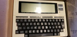 Vintage RADIO SHACK TRS - 80 MODEL 100 Portable Computer - with. 2