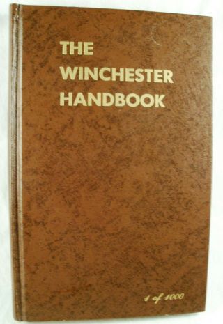 The Winchester Handbook 1 Of 1000 By George Madis Signed 1st Edition 1 Of 1000