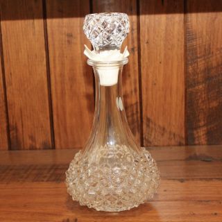Vintage Cristal d ' Arques Lead Crystal Decanter France - 27 cm tall - 5